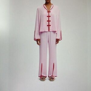 Luxury Pajamas - the Sleeper - Pink PJ set